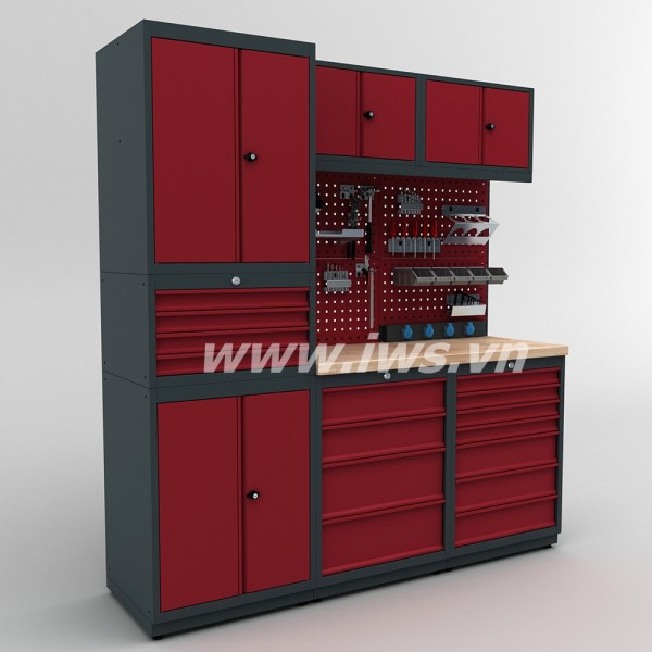 Hệ tủ chứa đồ nghề, dụng cụ 1800mm - Model: 13185